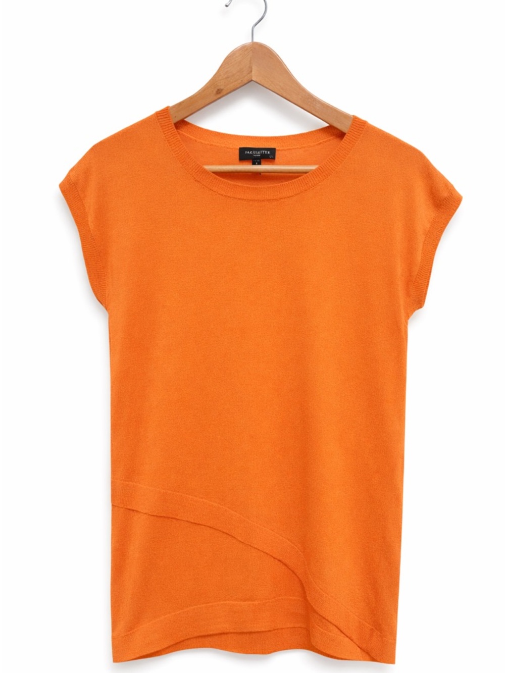 The Limited Orange Cap-Sleeve Knit Tank Top